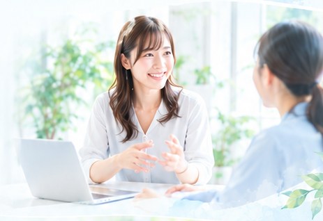 お客さまとの打ち合わせ
